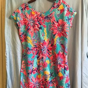 Lilly Pulitzer knee length dress.